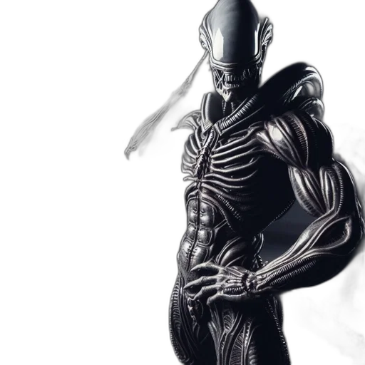 robot, creature, animal, sword transparent PNG cut-out