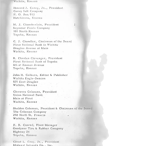 staff, list, names, titles transparent PNG cut-out