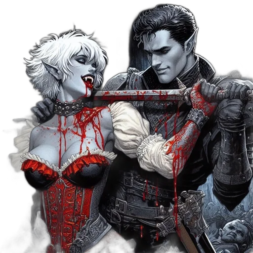comic book art, fantasy art, concept art, cyberpunk transparent PNG cut-out