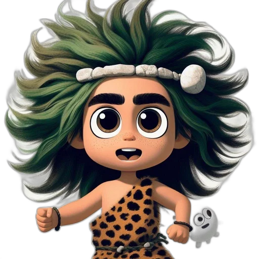 hair, creature, animal, dress transparent PNG cut-out