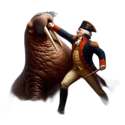 animal, creature, hat, staff transparent PNG cut-out
