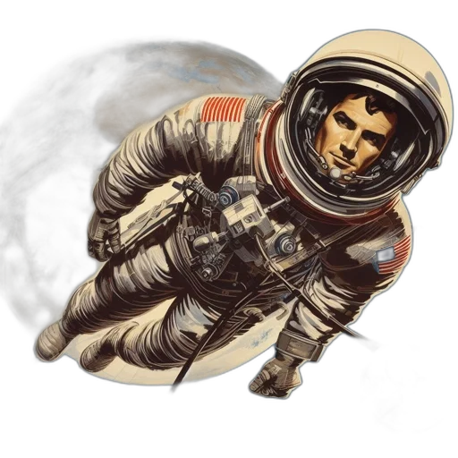 face, jacket, comic book art, concept art transparent PNG cut-out