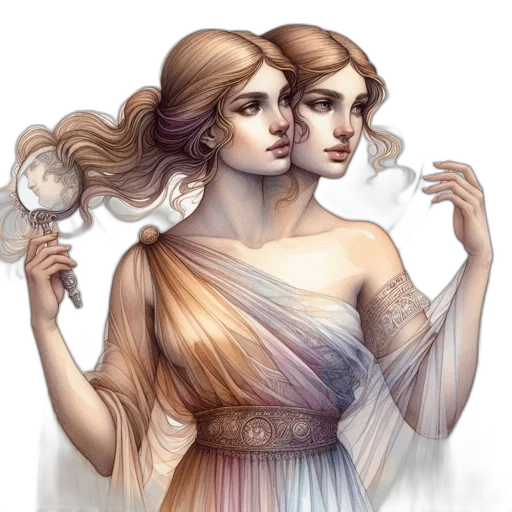 dress, jewelry, face, fantasy art transparent PNG cut-out