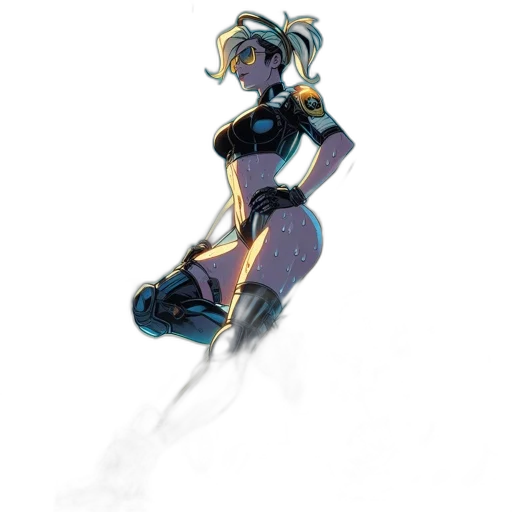 robot, weapon, staff, sword transparent PNG cut-out