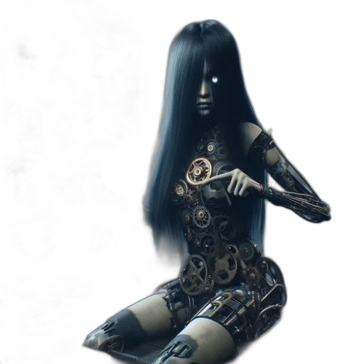 robot, dress, mask, jewelry transparent PNG cut-out