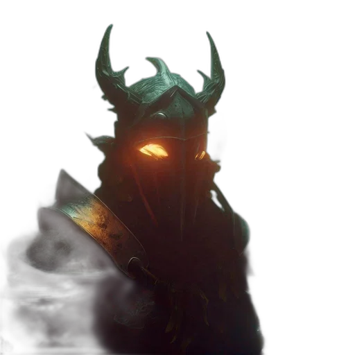 dragon, mask, staff, face transparent PNG cut-out