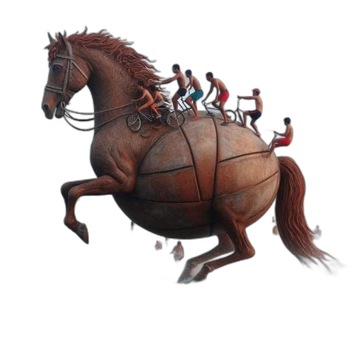 animal, concept art, fantasy art, 3d render transparent PNG cut-out
