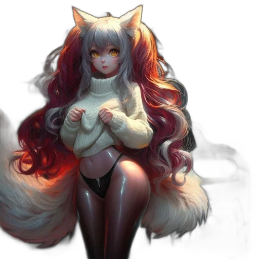 staff, animal, creature, fantasy art transparent PNG cut-out