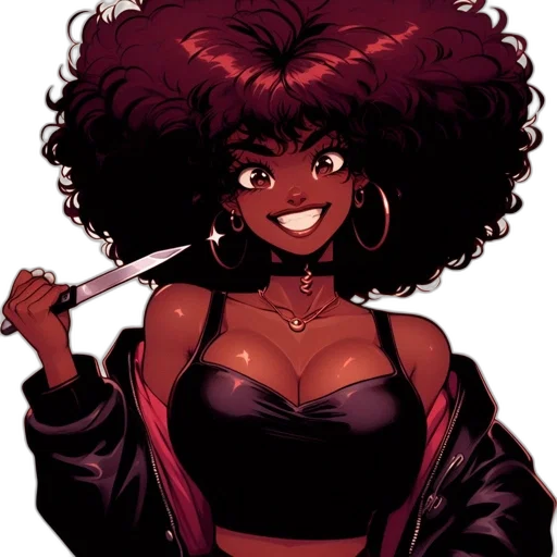 staff, jacket, hair, comic book art transparent PNG cut-out