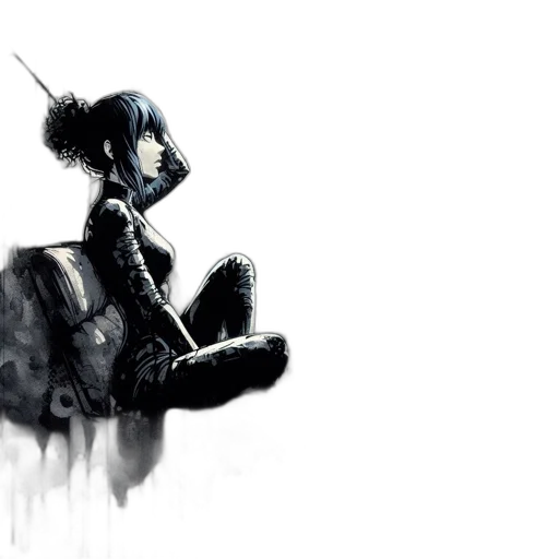 robot, dragon, creature, sword transparent PNG cut-out