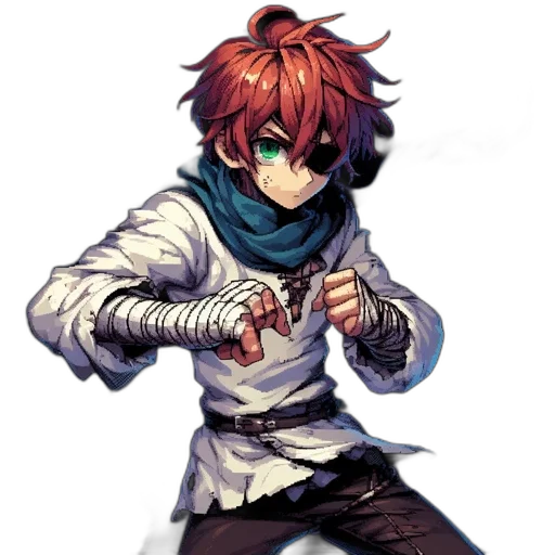 weapon, sword, staff, jacket transparent PNG cut-out