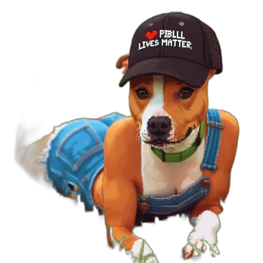 staff, animal, hat, photorealistic transparent PNG cut-out