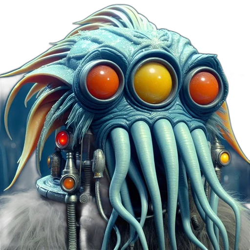 creature, animal, staff, mask transparent PNG cut-out