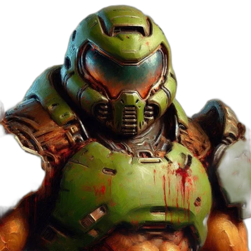robot, face, weapon, creature transparent PNG cut-out