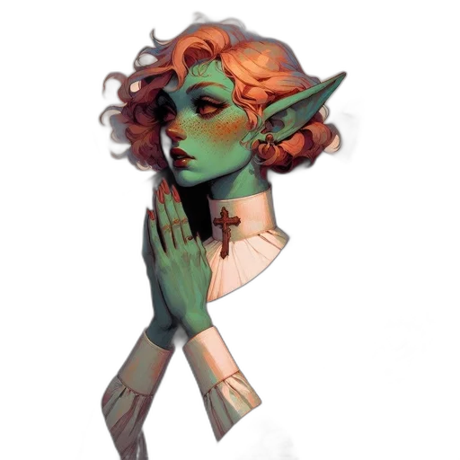 staff, creature, mask, face transparent PNG cut-out