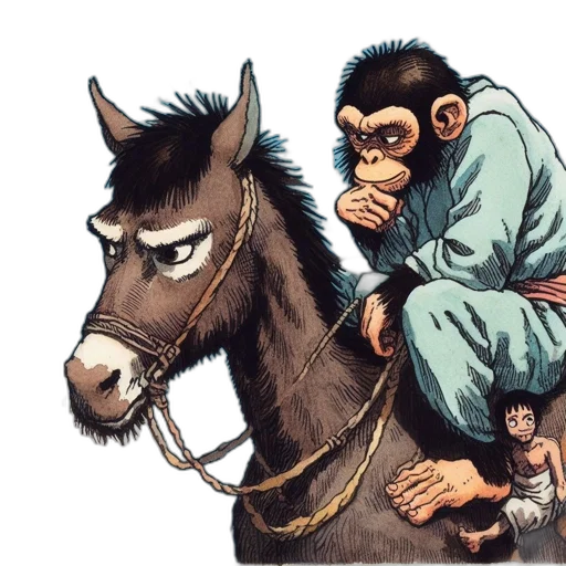 animal, concept art, comic book art, photorealistic transparent PNG cut-out