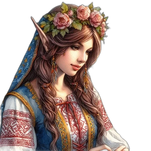 face, dress, jewelry, crown transparent PNG cut-out