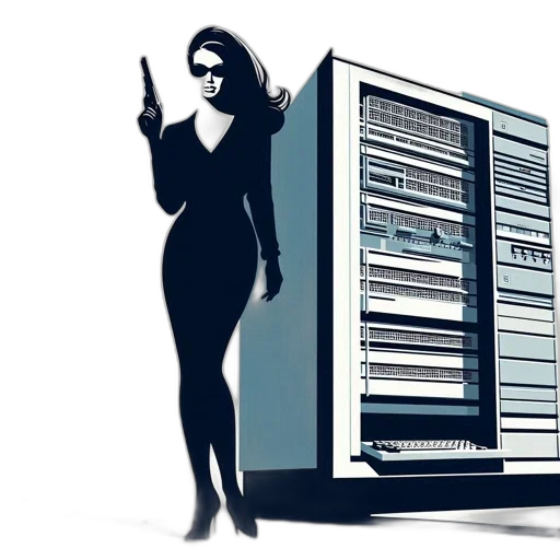 3d render, cartoon, woman, monochrome transparent PNG cut-out