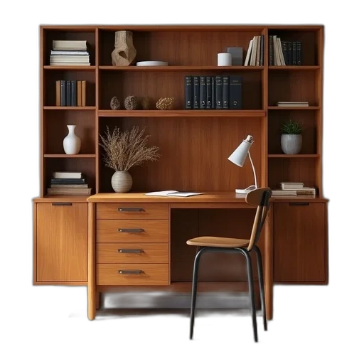 furniture, staff, 3d render, photorealistic transparent PNG cut-out