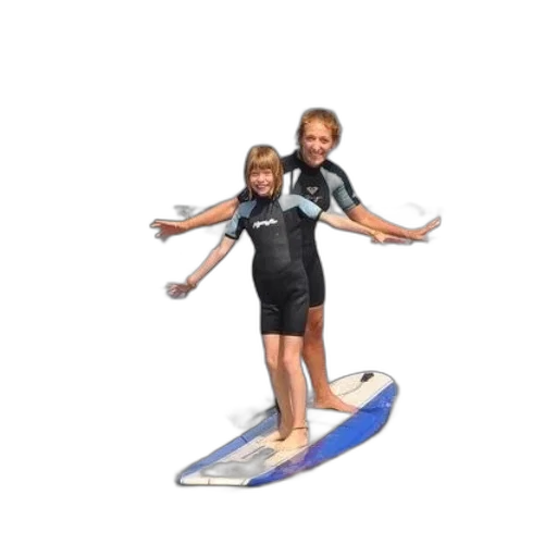 3d render, underwater, two, children transparent PNG cut-out