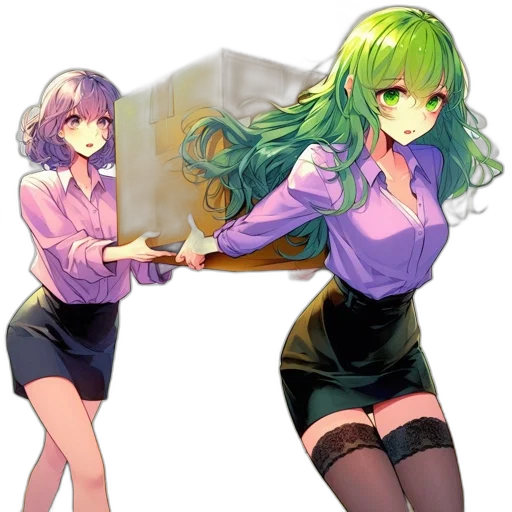 staff, weapon, dress, anime transparent PNG cut-out