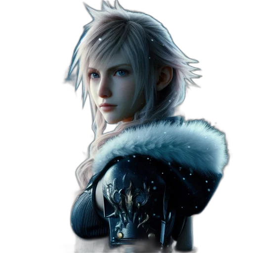 face, dragon, jacket, staff transparent PNG cut-out