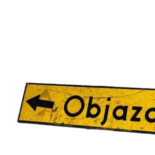 yellow, street, sign, word transparent PNG cut-out