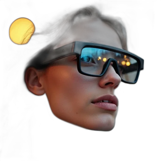 face, photorealistic, 3d render, concept art transparent PNG cut-out