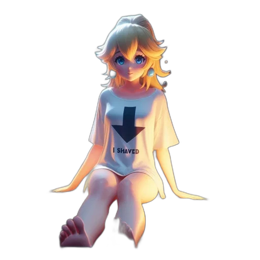 dress, creature, robot, staff transparent PNG cut-out