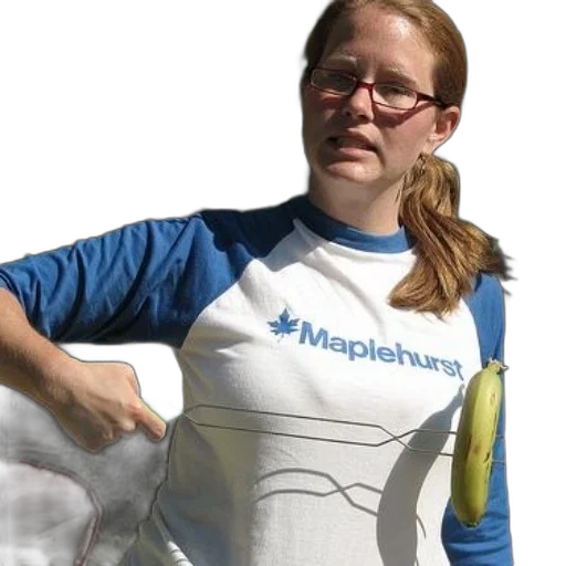 staff, jacket, weapon, woman transparent PNG cut-out