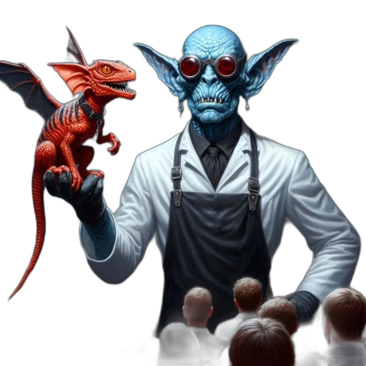 dragon, staff, concept art, fantasy art transparent PNG cut-out