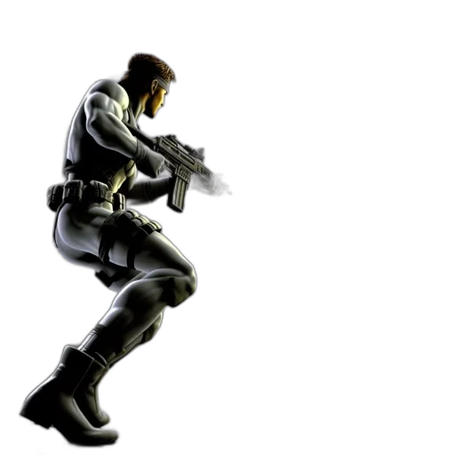 weapon, robot, 3d render, concept art transparent PNG cut-out