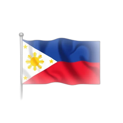 philippines, flag, vector, illustration transparent PNG cut-out