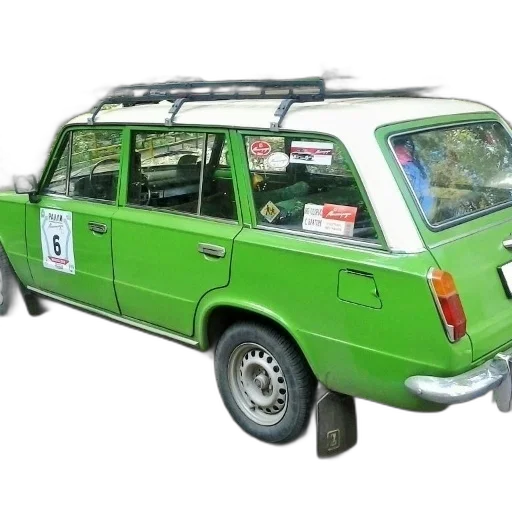 car, 3d render, photorealistic, green transparent PNG cut-out