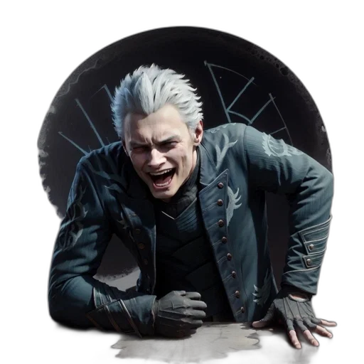 creature, jacket, face, mask transparent PNG cut-out