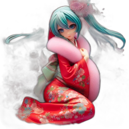 dress, anime, photorealistic, fantasy art transparent PNG cut-out