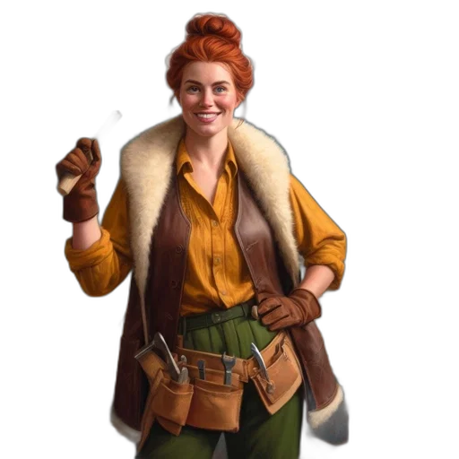 staff, jacket, weapon, jewelry transparent PNG cut-out