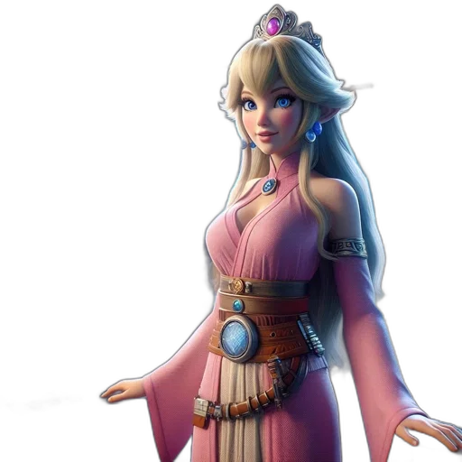dress, staff, concept art, fantasy art transparent PNG cut-out