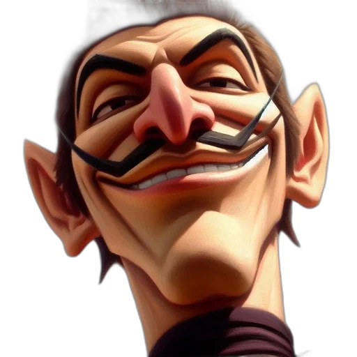 face, staff, mask, crown transparent PNG cut-out