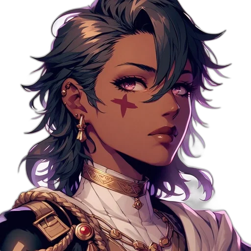 staff, face, crown, weapon transparent PNG cut-out