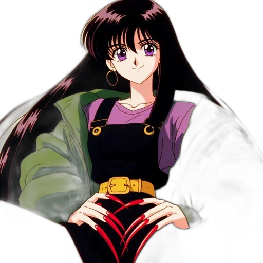 jacket, anime, vaporwave, pixel art transparent PNG cut-out