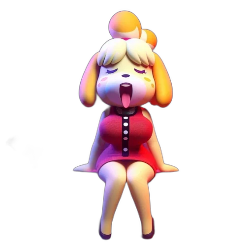 dress, animal, staff, creature transparent PNG cut-out