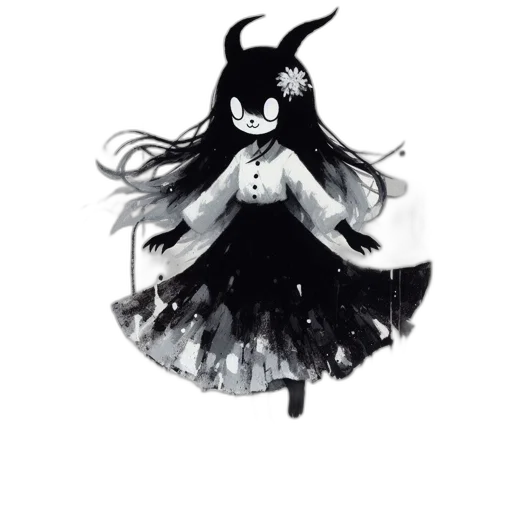dress, mask, creature, crown transparent PNG cut-out