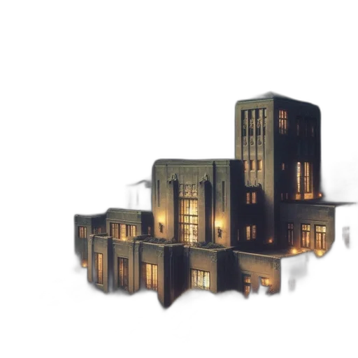 building, furniture, crown, 3d render transparent PNG cut-out