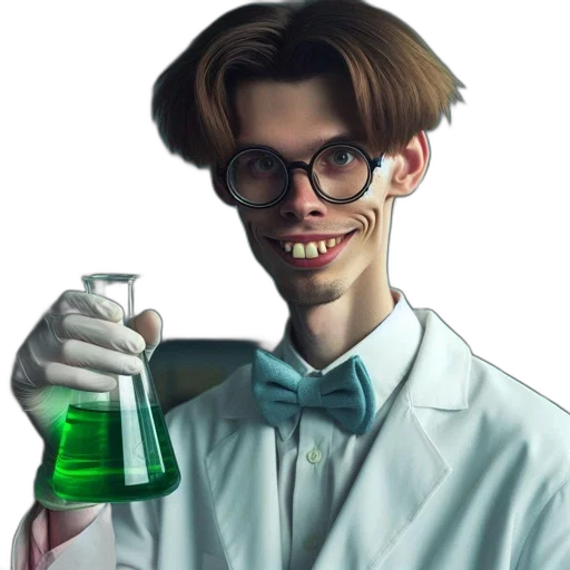 face, bottle, staff, jacket transparent PNG cut-out