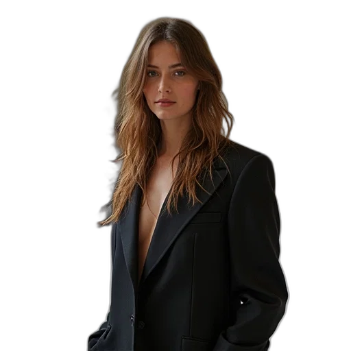 jacket, staff, dress, face transparent PNG cut-out