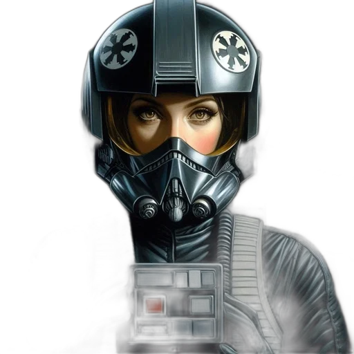 mask, face, robot, concept art transparent PNG cut-out