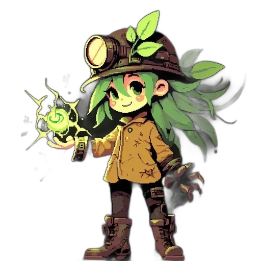 staff, weapon, dragon, hat transparent PNG cut-out