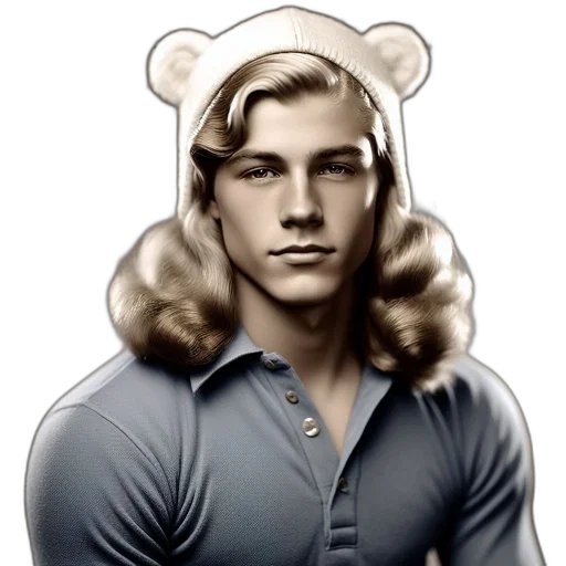 hair, cartoon, comic book art, photorealistic transparent PNG cut-out