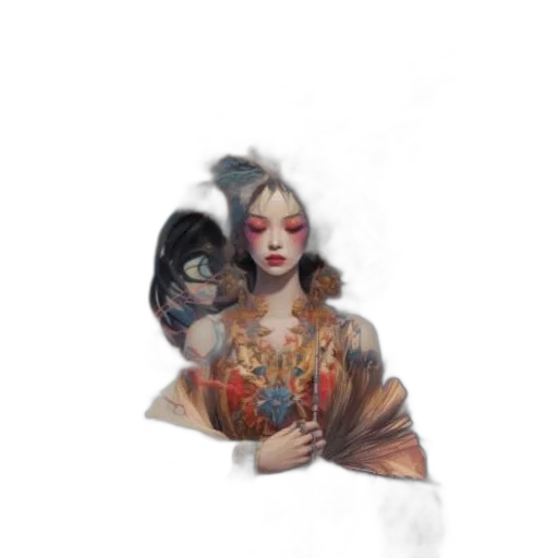 mask, creature, staff, jewelry transparent PNG cut-out